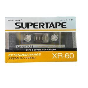 Supertape XR-60 Case Blank Tape Type I Sper High Fidelity Extended Range u